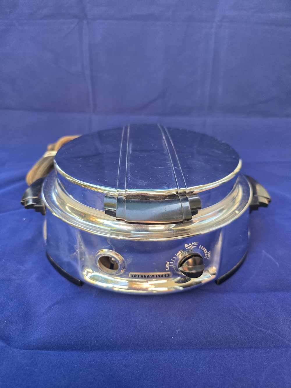 Chrome Portable Electric Warming Cooker - Silver